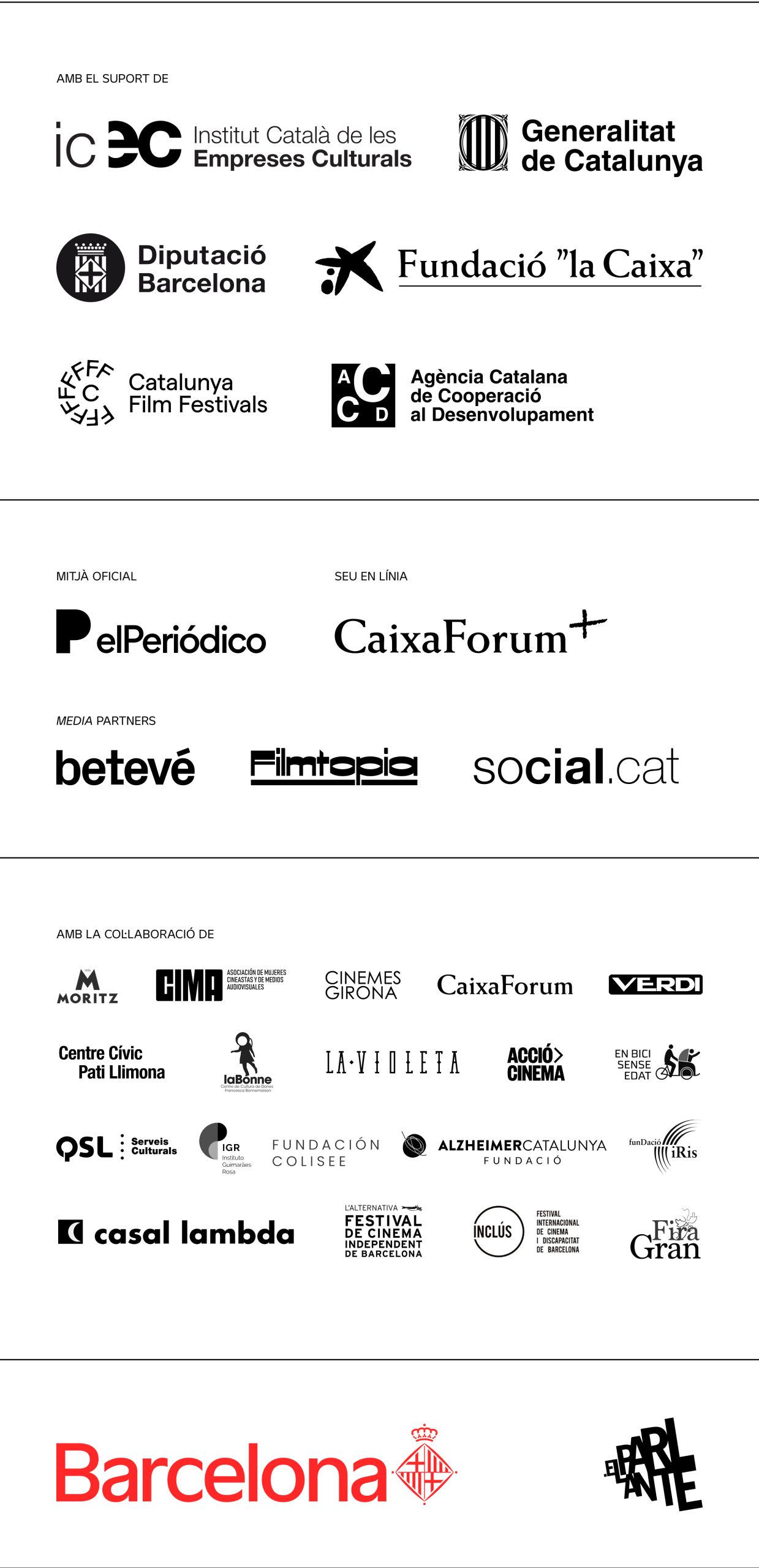 La GRAN pantalla! 2026 - Organizadores, patrocinadores y colaboradores - móvil
